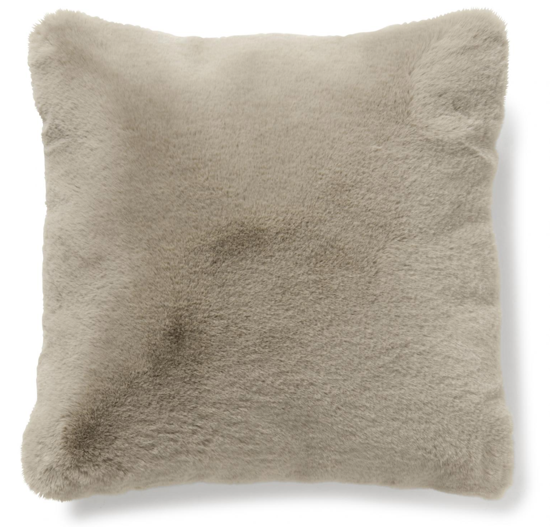 FLUFFY - Coussin taupe