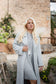Flowy Slit - Manteau - Gris