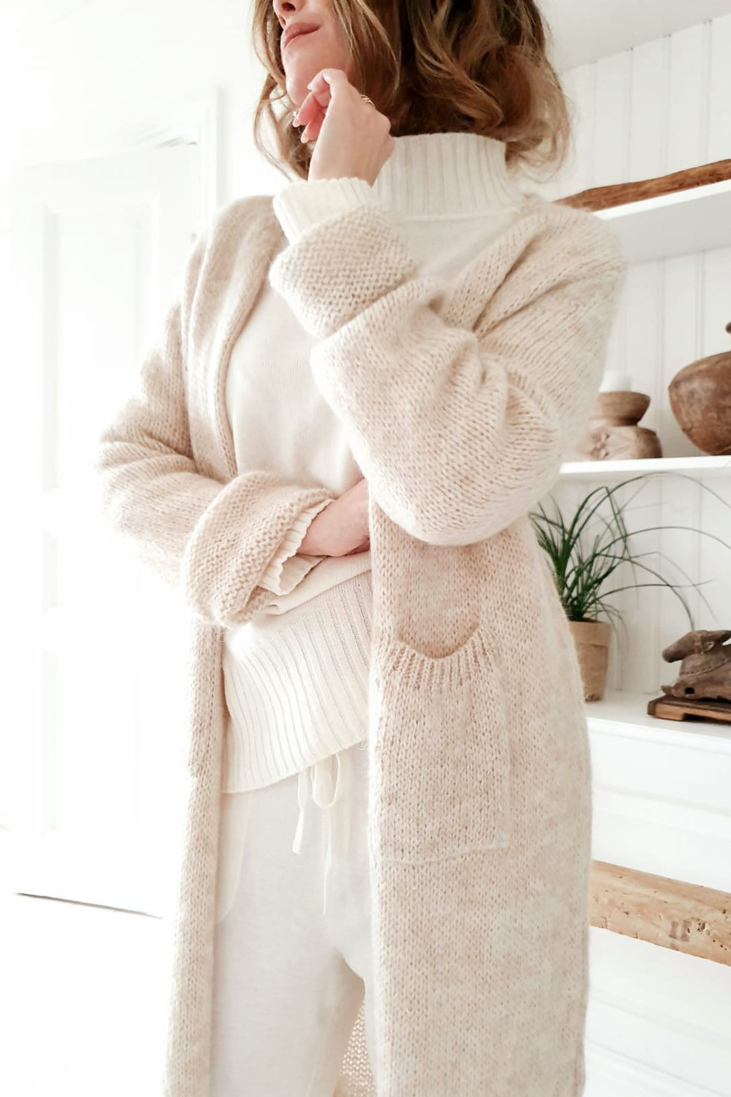 BYPIAS-SLOWLY MORNING-gilet-beige-mohair