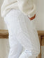 PERFECT JOGGERS BUTTON - Blanc