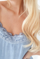 NICOLE Top - Bleu